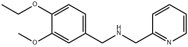 N-(4-ethoxy-3-methoxybenzyl)-N-(2-pyridinylmethyl)amine Struktur