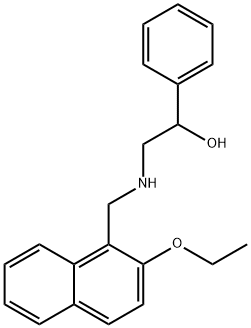 2-{[(2-ethoxy-1-naphthyl)methyl]amino}-1-phenylethanol Structure