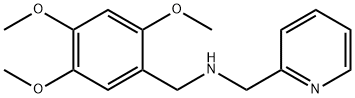 N-(2-pyridinylmethyl)-N-(2,4,5-trimethoxybenzyl)amine Structure