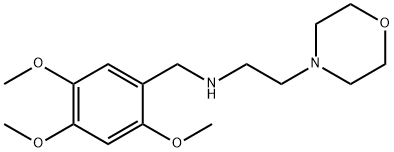 N-[2-(4-morpholinyl)ethyl]-N-(2,4,5-trimethoxybenzyl)amine 结构式