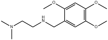 N-[2-(dimethylamino)ethyl]-N-(2,4,5-trimethoxybenzyl)amine 化学構造式