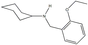 N-cyclohexyl-N-(2-ethoxybenzyl)amine Structure