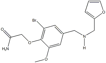 880813-92-3 2-(2-bromo-4-{[(2-furylmethyl)amino]methyl}-6-methoxyphenoxy)acetamide