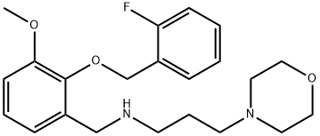 N-{2-[(2-fluorobenzyl)oxy]-3-methoxybenzyl}-N-[3-(4-morpholinyl)propyl]amine Struktur