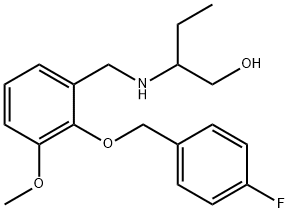 2-({2-[(4-fluorobenzyl)oxy]-3-methoxybenzyl}amino)-1-butanol 结构式