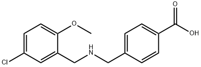 4-{[(5-chloro-2-methoxybenzyl)amino]methyl}benzoic acid|