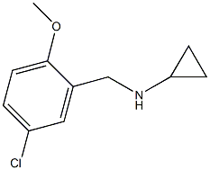 N-(5-chloro-2-methoxybenzyl)-N-cyclopropylamine Structure