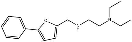 N-[2-(diethylamino)ethyl]-N-[(5-phenyl-2-furyl)methyl]amine Struktur