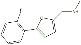 N-{[5-(2-fluorophenyl)-2-furyl]methyl}-N-methylamine,880814-93-7,结构式