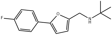 N-(tert-butyl)-N-{[5-(4-fluorophenyl)-2-furyl]methyl}amine Struktur