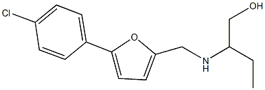 2-({[5-(4-chlorophenyl)-2-furyl]methyl}amino)-1-butanol,880815-19-0,结构式