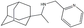 N-[1-(1-adamantyl)ethyl]-N-(2-pyridinylmethyl)amine Structure
