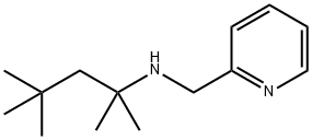 N-(2-pyridinylmethyl)-N-(1,1,3,3-tetramethylbutyl)amine Structure