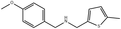 N-(4-methoxybenzyl)-N-[(5-methyl-2-thienyl)methyl]amine,881039-38-9,结构式
