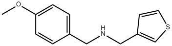 N-(4-methoxybenzyl)-N-(3-thienylmethyl)amine 化学構造式