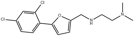 N-{[5-(2,4-dichlorophenyl)-2-furyl]methyl}-N-[2-(dimethylamino)ethyl]amine Structure