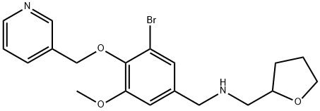 881039-68-5 N-[3-bromo-5-methoxy-4-(3-pyridinylmethoxy)benzyl]-N-(tetrahydro-2-furanylmethyl)amine