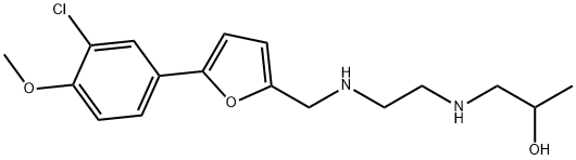 1-{[2-({[5-(3-chloro-4-methoxyphenyl)-2-furyl]methyl}amino)ethyl]amino}-2-propanol|