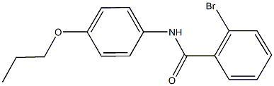 2-bromo-N-(4-propoxyphenyl)benzamide Structure