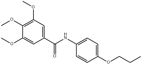 881230-10-0 3,4,5-trimethoxy-N-(4-propoxyphenyl)benzamide