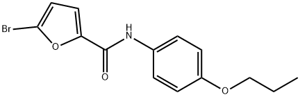 5-bromo-N-(4-propoxyphenyl)-2-furamide Structure