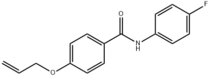 4-(allyloxy)-N-(4-fluorophenyl)benzamide,881242-33-7,结构式