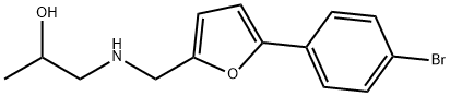 1-({[5-(4-bromophenyl)-2-furyl]methyl}amino)-2-propanol Structure