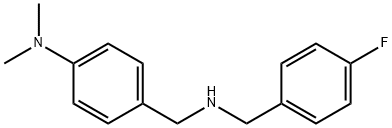 N-[4-(dimethylamino)benzyl]-N-(4-fluorobenzyl)amine,881441-38-9,结构式