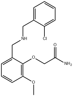 2-(2-{[(2-chlorobenzyl)amino]methyl}-6-methoxyphenoxy)acetamide,881448-77-7,结构式