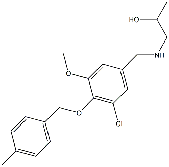 881453-24-3 1-({3-chloro-5-methoxy-4-[(4-methylbenzyl)oxy]benzyl}amino)-2-propanol