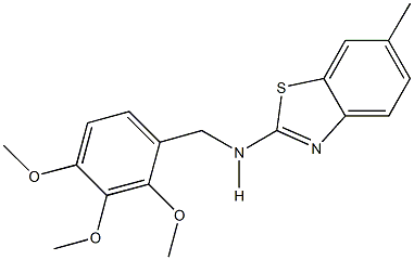 881453-68-5 N-(6-methyl-1,3-benzothiazol-2-yl)-N-(2,3,4-trimethoxybenzyl)amine