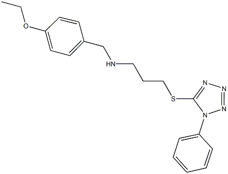 881453-80-1 N-(4-ethoxybenzyl)-N-{3-[(1-phenyl-1H-tetraazol-5-yl)sulfanyl]propyl}amine