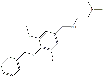 N-[3-chloro-5-methoxy-4-(3-pyridinylmethoxy)benzyl]-N-[2-(dimethylamino)ethyl]amine|