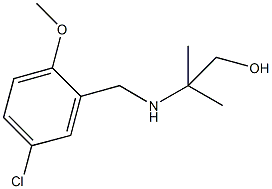 2-[(5-chloro-2-methoxybenzyl)amino]-2-methyl-1-propanol|