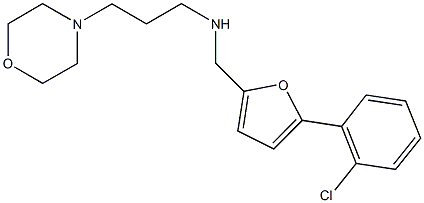 N-{[5-(2-chlorophenyl)-2-furyl]methyl}-N-[3-(4-morpholinyl)propyl]amine|