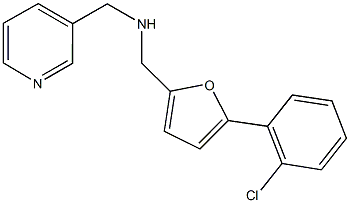 N-{[5-(2-chlorophenyl)-2-furyl]methyl}-N-(3-pyridinylmethyl)amine|