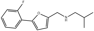 N-{[5-(2-fluorophenyl)-2-furyl]methyl}-N-isobutylamine Structure