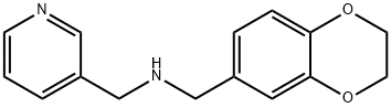 N-(2,3-dihydro-1,4-benzodioxin-6-ylmethyl)-N-(3-pyridinylmethyl)amine Structure