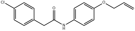 N-[4-(allyloxy)phenyl]-2-(4-chlorophenyl)acetamide,881550-74-9,结构式