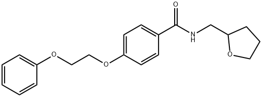 881560-69-6 4-(2-phenoxyethoxy)-N-(tetrahydro-2-furanylmethyl)benzamide