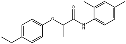 N-(2,4-dimethylphenyl)-2-(4-ethylphenoxy)propanamide,881567-23-3,结构式