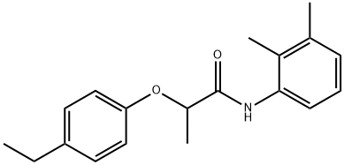 N-(2,3-dimethylphenyl)-2-(4-ethylphenoxy)propanamide,881572-11-8,结构式