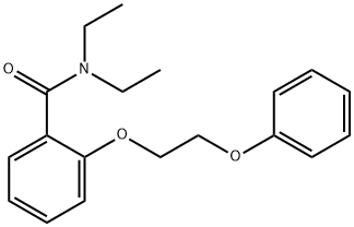 N,N-diethyl-2-(2-phenoxyethoxy)benzamide Struktur