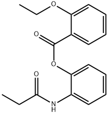 2-(propionylamino)phenyl 2-ethoxybenzoate Structure