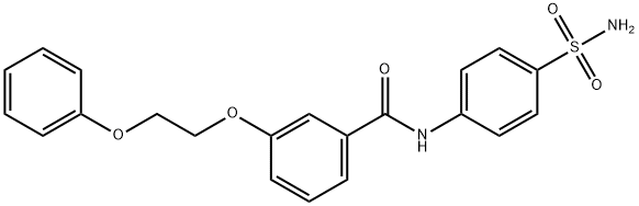 N-[4-(aminosulfonyl)phenyl]-3-(2-phenoxyethoxy)benzamide Structure