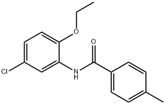 N-(5-chloro-2-ethoxyphenyl)-4-methylbenzamide,881588-48-3,结构式