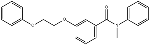 N-methyl-3-(2-phenoxyethoxy)-N-phenylbenzamide Structure