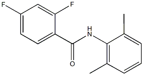 N-(2,6-dimethylphenyl)-2,4-difluorobenzamide Structure