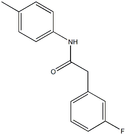 2-(3-fluorophenyl)-N-(4-methylphenyl)acetamide|