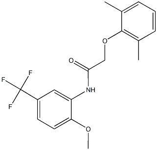 881594-58-7 2-(2,6-dimethylphenoxy)-N-[2-methoxy-5-(trifluoromethyl)phenyl]acetamide